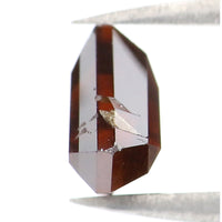 Natural Loose Shield Brown Color Diamond 1.70 CT 6.85 MM Shield Shape Rose Cut Diamond KQL1866