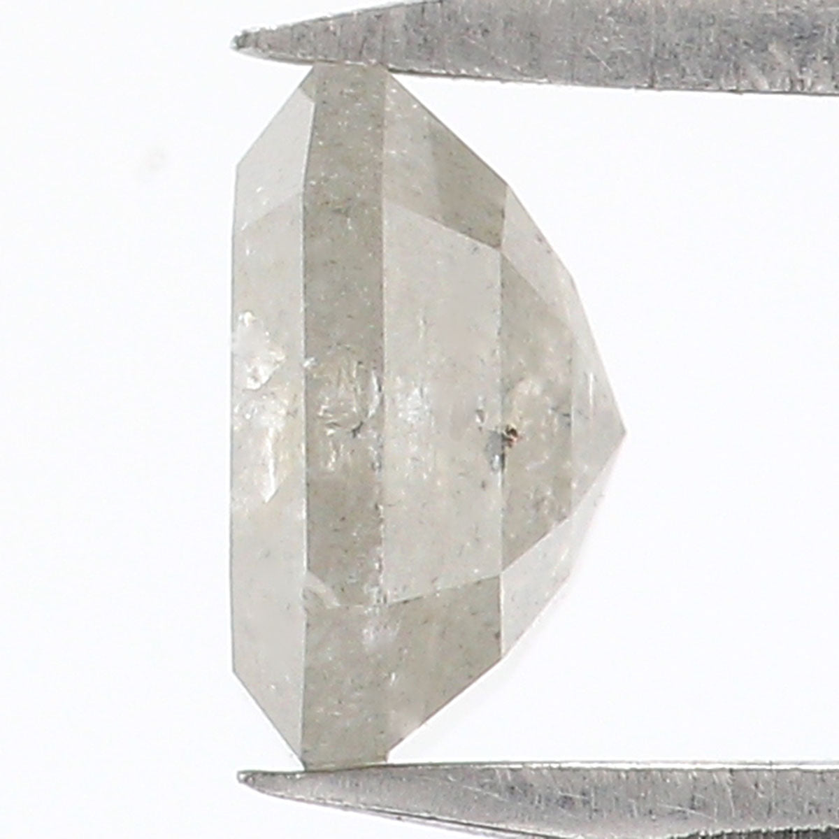 0.81 CT Natural Loose Radiant Shape Diamond Grey Color Radiant Cut Diamond 5.50 MM Natural Loose Grey Color Radiant Rose Cut Diamond LQ5964