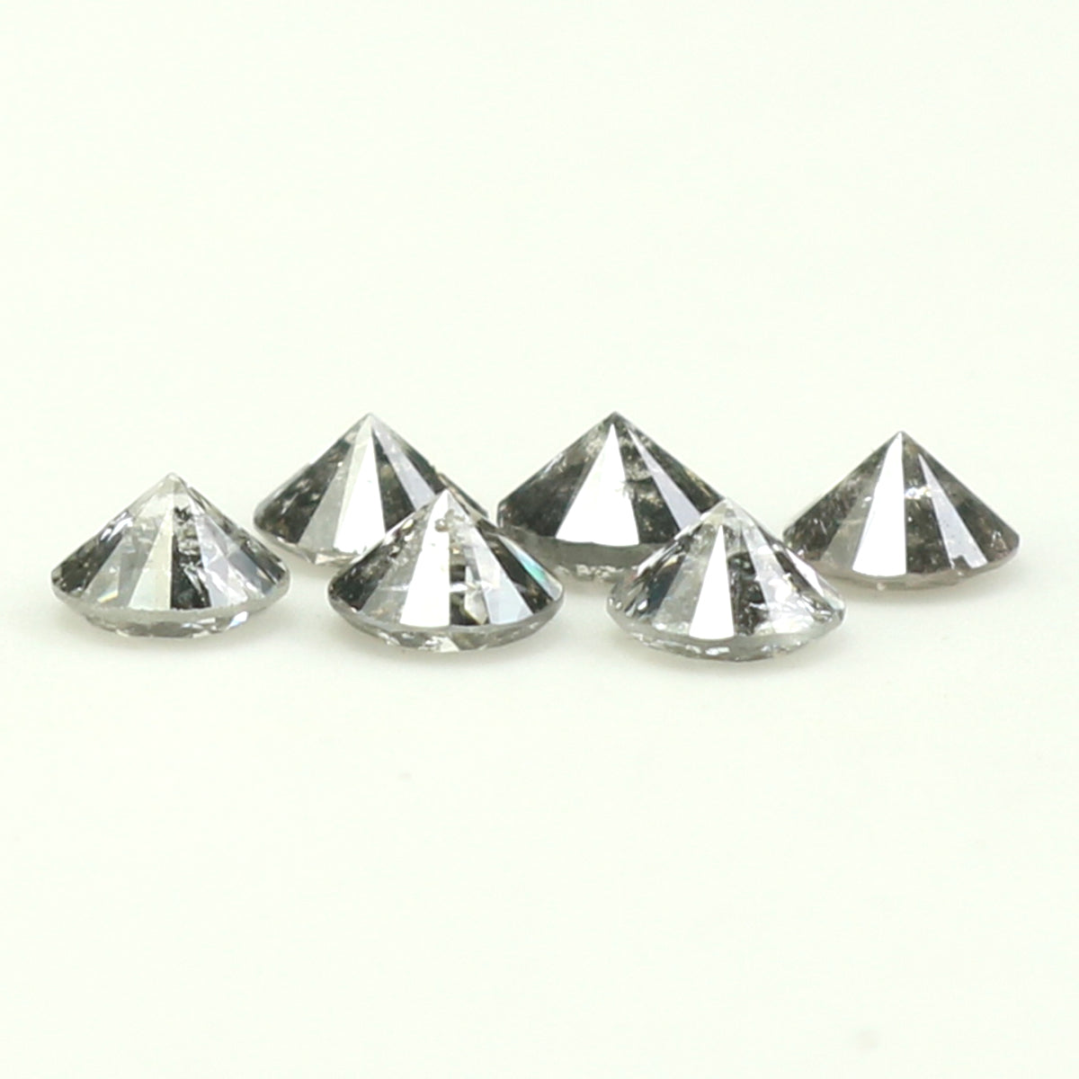 0.81 CT Natural Loose Round Shape Diamond Salt And Pepper Round Cut Diamond 3.20 MM Natural Loose Diamond Round Brilliant Cut Diamond QL1386