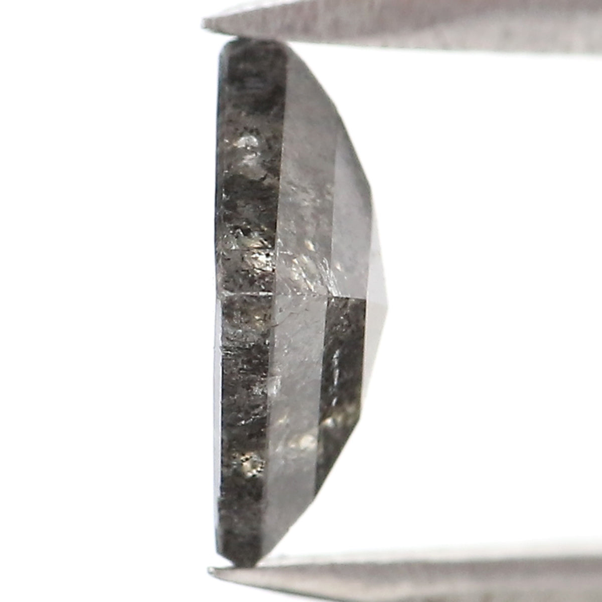 0.88 CT Natural Loose Kite Shape Diamond Salt And Pepper Kite Shape Diamond 7.80 MM Natural Black Grey Color Kite Rose Cut Diamond QL2107