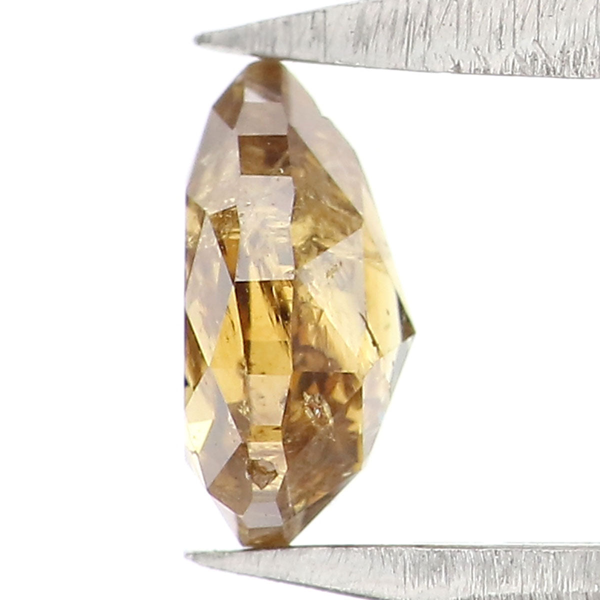 0.39 CT Natural Loose Pear Shape Diamond Brown Color Pear Cut Diamond 5.40 MM Natural Loose Diamond Pear Rose Cut Shape Diamond LQ6095