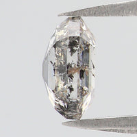 Natural Loose Hexagon Diamond White - F Color 1.03 CT 6.70 MM Hexagon Shape Rose Cut Diamond KDL2682