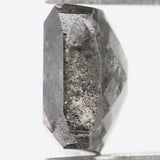 Natural Loose Square Salt And Pepper Diamond Black Grey Color 0.61 CT 4.65 MM Square Shape Rose Cut Diamond L1747