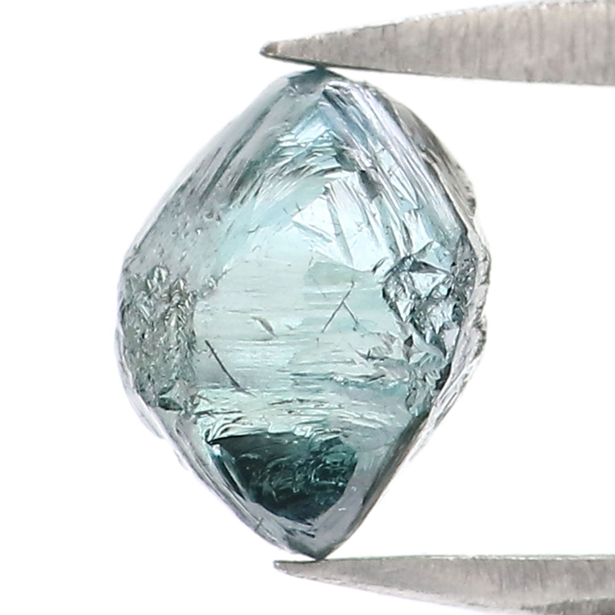 1.01 CT Natural Loose Rough Shape Diamond Blue Color Rough Cut Diamond 5.80 MM Natural Loose Blue Diamond Rough Irregular Cut Diamond QL2323