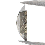 Natural Loose Cushion Salt And Pepper Diamond Black Grey Color 0.60 CT 6.00 MM Cushion Shape Rose Cut Diamond L7457