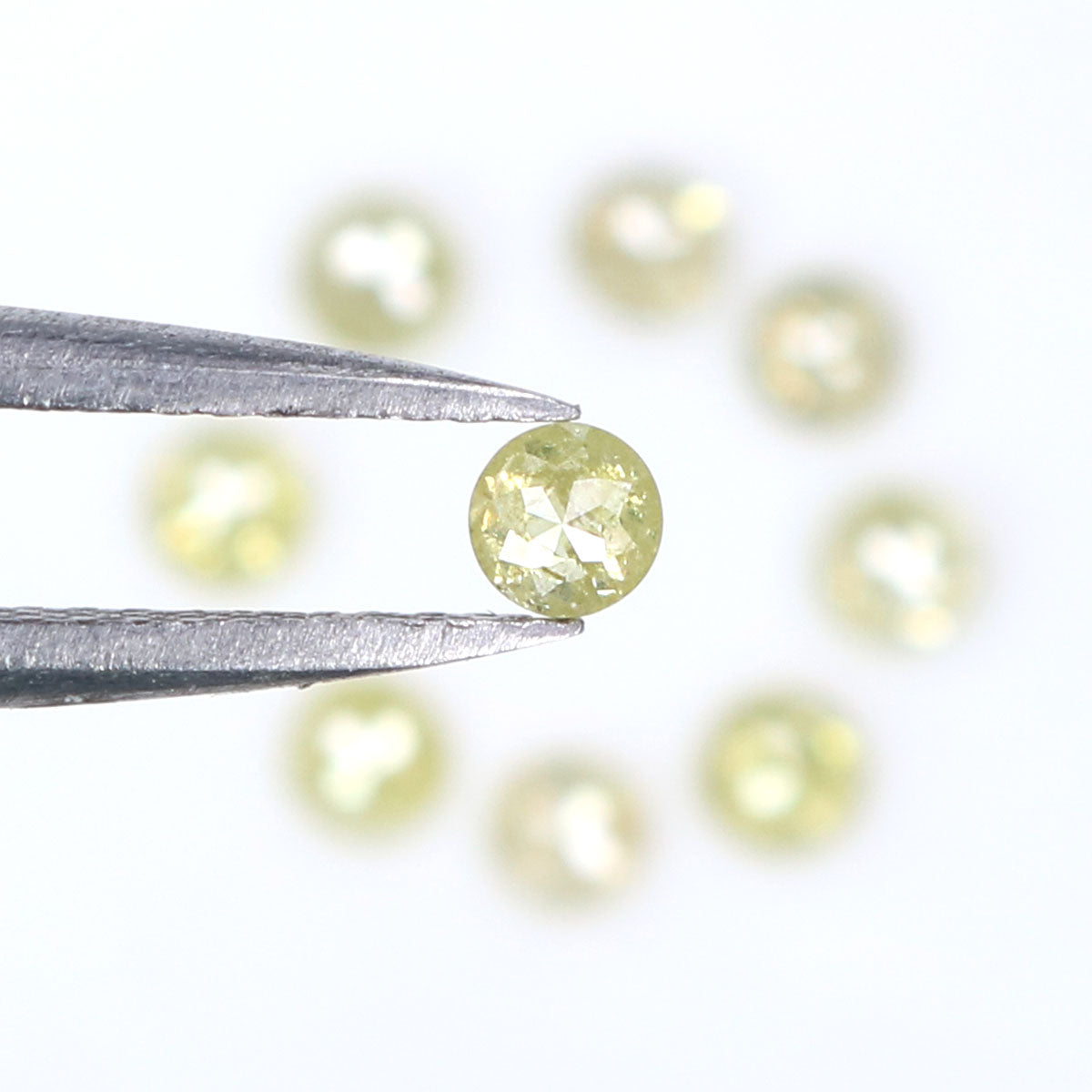 1.00 CT Natural Loose Round Diamond Yellow Color Diamond Natural Loose Diamond 2.70 MM Round Rose Cut Diamond Round Shape Diamond LQ9393