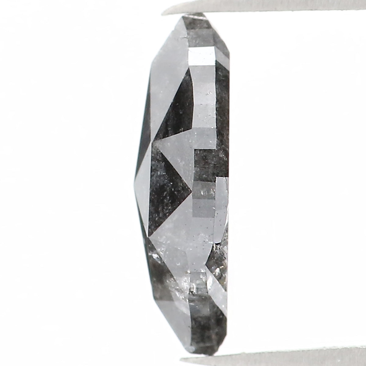 1.08 CT Natural Loose Marquise Shape Diamond Salt And Pepper Marquise Rose Cut Diamond 9.70 MM Black Grey Color Marquise Cut Diamond QL1200