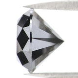 Natural Loose Round Black Color Diamond 2.83 CT 8.50 MM Round Shape Brilliant Cut Diamond L9047