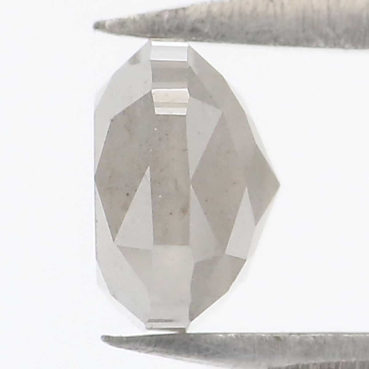 0.97 CT Natural Loose Cushion Shape Diamond Grey Color Cushion Cut Diamond 5.40 MM Natural Loose Grey Color Cushion Rose Cut Diamond LQ7331