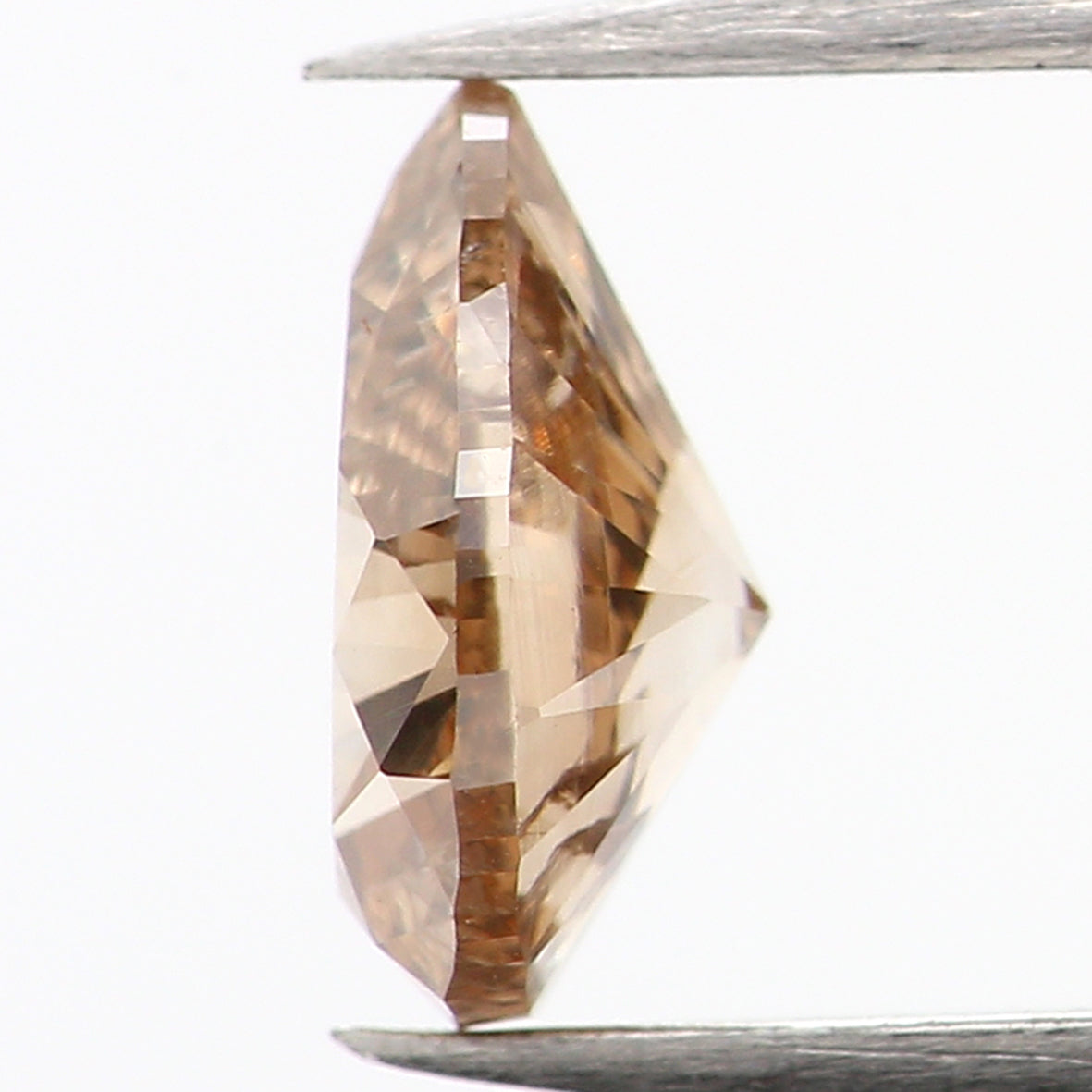 0.44 Ct Natural Loose Pear Shape Diamond Brown Color Pear Cut Diamond 5.90 MM Natural Loose Brown Color Pear Brilliant Cut Diamond LQ669