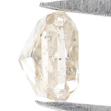 Natural Loose Cushion Yellow Grey Color Diamond 0.54 CT 4.40 MM Cushion Shape Rose Cut Diamond L5947