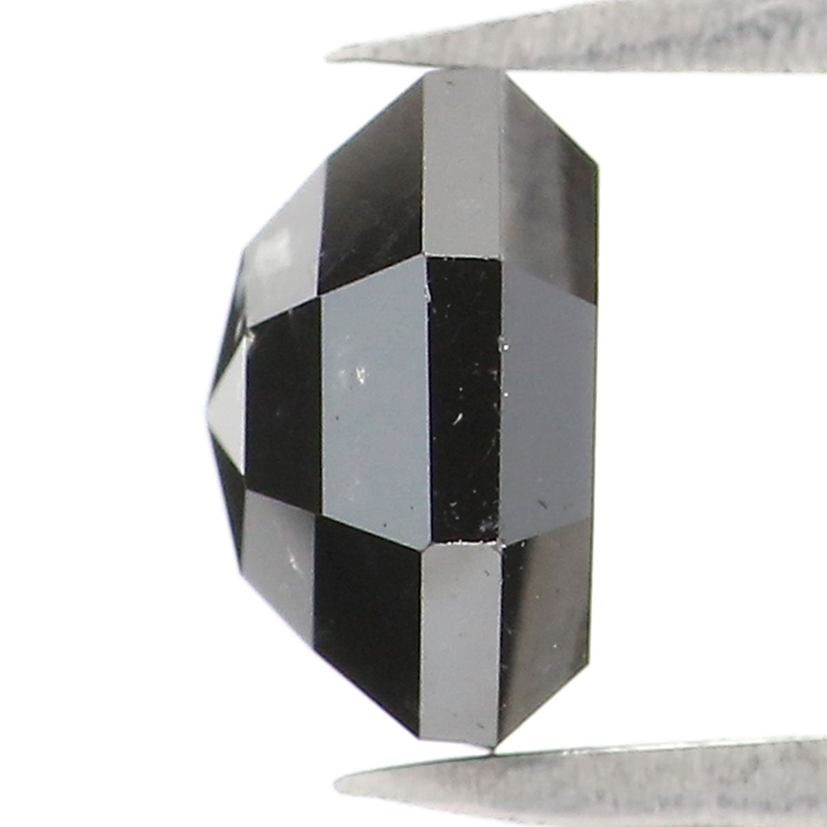 1.34 CT Natural Loose Octagon Diamond Black Color Octagon Diamond 6.30 MM Natural Loose Diamond Grey Color Octagon Rose Cut Diamond LQ9741