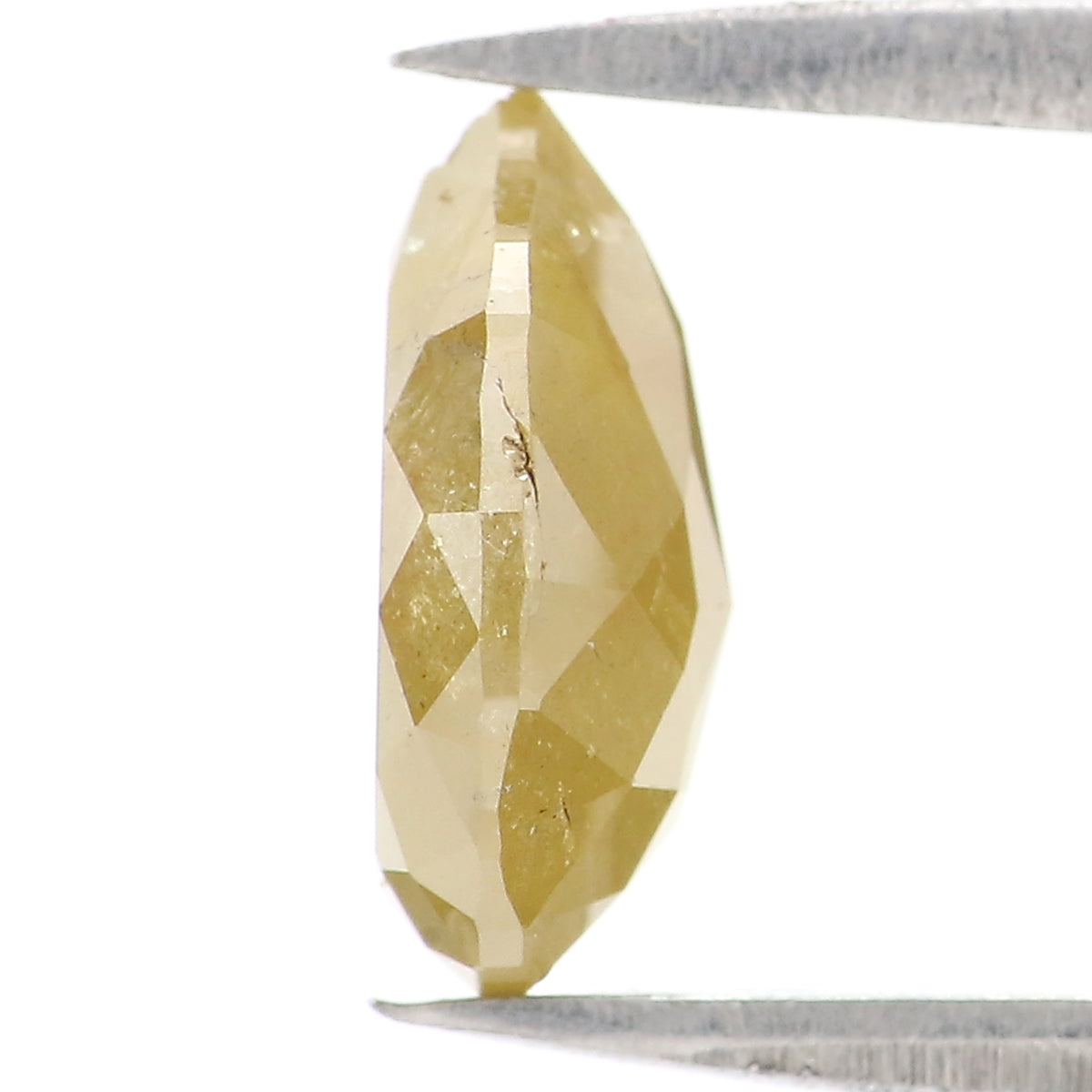1.93 CT Natural Loose Pear Shape Diamond Yellow Color Pear Cut Diamond 9.35 MM Natural Loose Yellow Diamond Pear Rose Cut Diamond LQ2693