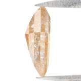 Natural Loose Kite Diamond Light Brown Color 0.58 CT 7.43 MM Kite Shape Rose Cut Diamond KDK2590