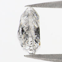 Natural Loose Triangle Shape White - F Color Diamond 1.37 CT 7.07 MM Triangle Shape Rose Cut Diamond KDL2653