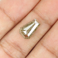 2.61 CT Coffin Cut Diamond, Brown Diamond, Grey Diamond, Antique Diamond, Natural Loose Diamond, Antique Rose Cut Diamond KDL400