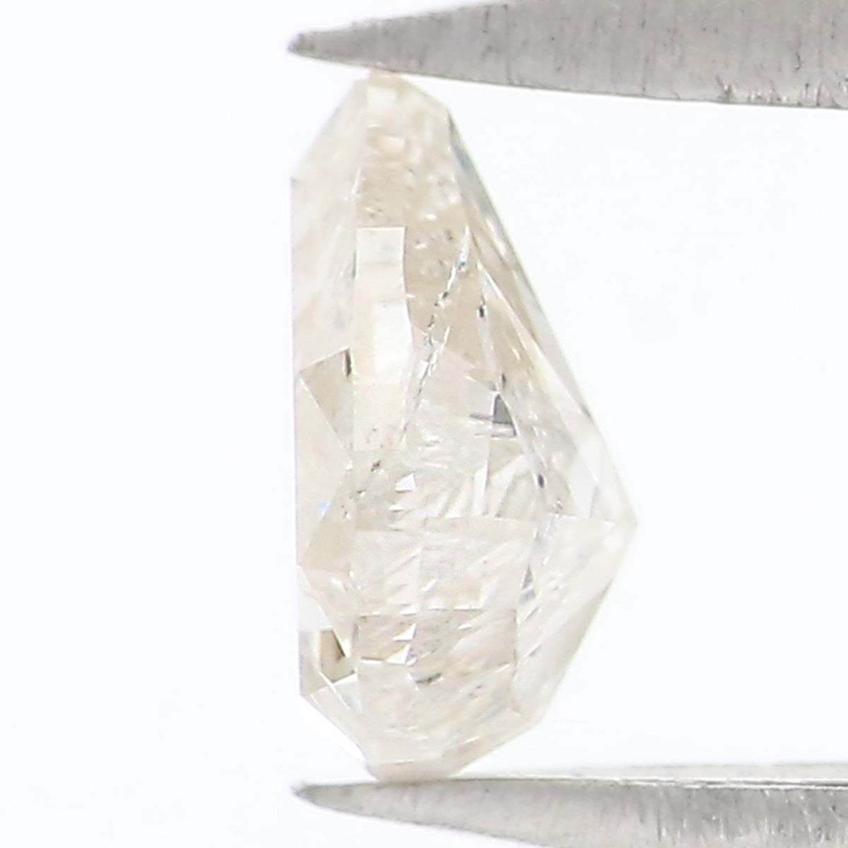 Natural Loose Pear Diamond Grey Color 0.36 CT 5.10 MM Pear Shape Rose Cut Diamond KR846