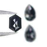 Natural Loose Mix Shape Black Color Diamond 0.87 CT 5.93 MM Mix Shape Rose Cut Diamond L2709