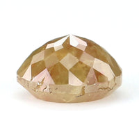 Natural Loose Rose Cut Brown Color Diamond 1.31 CT 6.45 MM Round Rose Cut Shape Diamond L9750