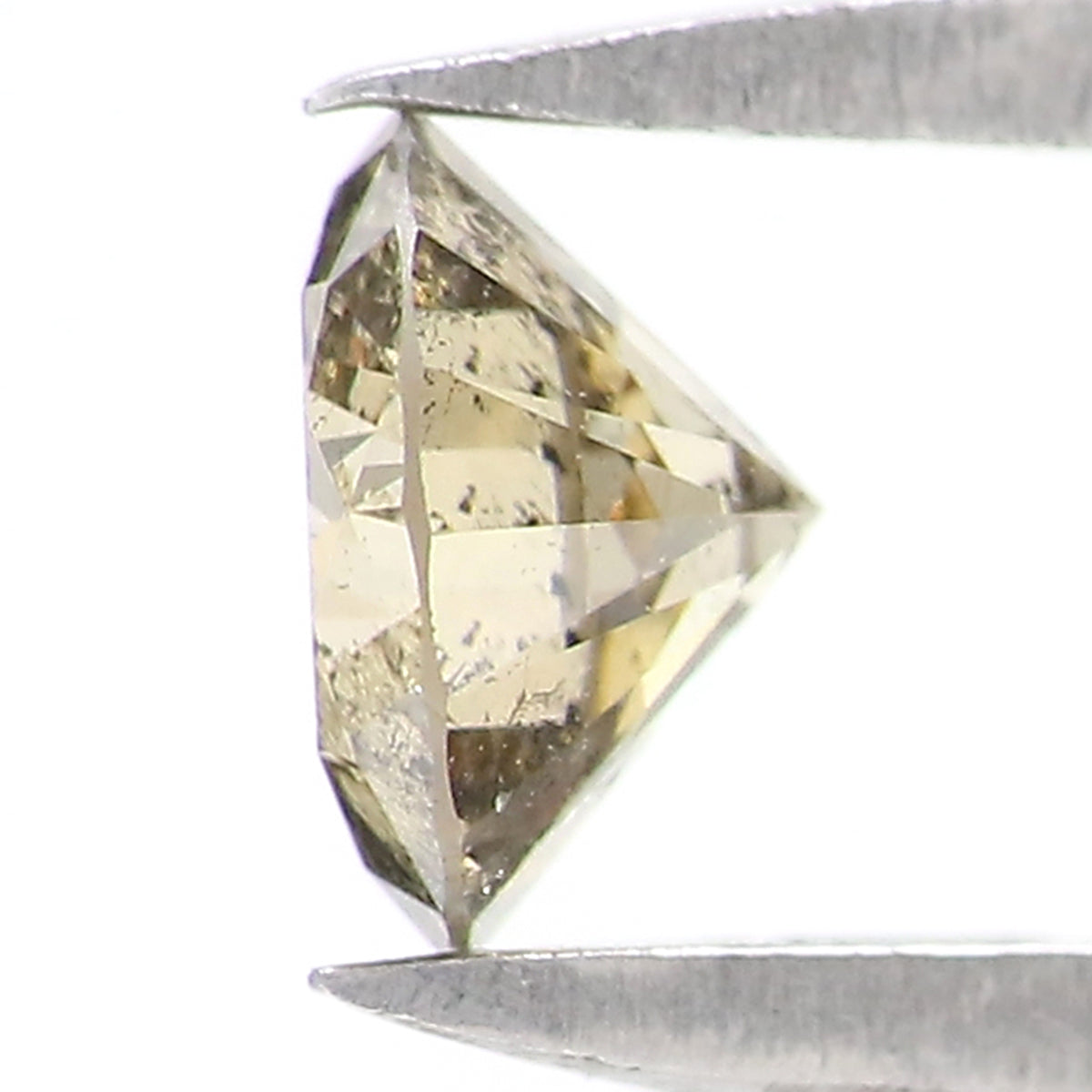 Natural Loose Round Light Green Color Diamond 0.36 CT 4.63 MM Round Shape Brilliant Cut Diamond KR2595