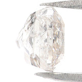 Natural Loose Cushion Salt And Pepper Diamond Grey Color 0.97 CT 5.20 MM Cushion Shape Rose Cut Diamond L7410
