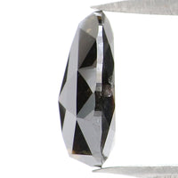 Natural Loose Pear Dark Brown Color Diamond 1.25 CT 8.55 MM Pear Shape Rose Cut Diamond L8238
