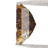 Natural Loose Square Diamond Deep Brown Color 1.68 CT 7.10 MM Square Shape Rose Cut Diamond L7517