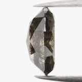 0.58 Ct Natural Loose Diamond, Oval Diamond, Black Diamond, Grey Diamond, Salt and Pepper Diamond, Antique Diamond, Real Diamond, KDL614
