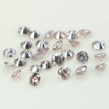 Natural Loose Round Pink Color Diamond 0.81 CT 1.70 MM Round Shape Brilliant Cut Diamond L954