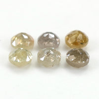 Natural Loose Round Rose Cut Grey Color Diamond 1.03 CT 2.90 MM Round Rose Cut Shape Diamond KR167