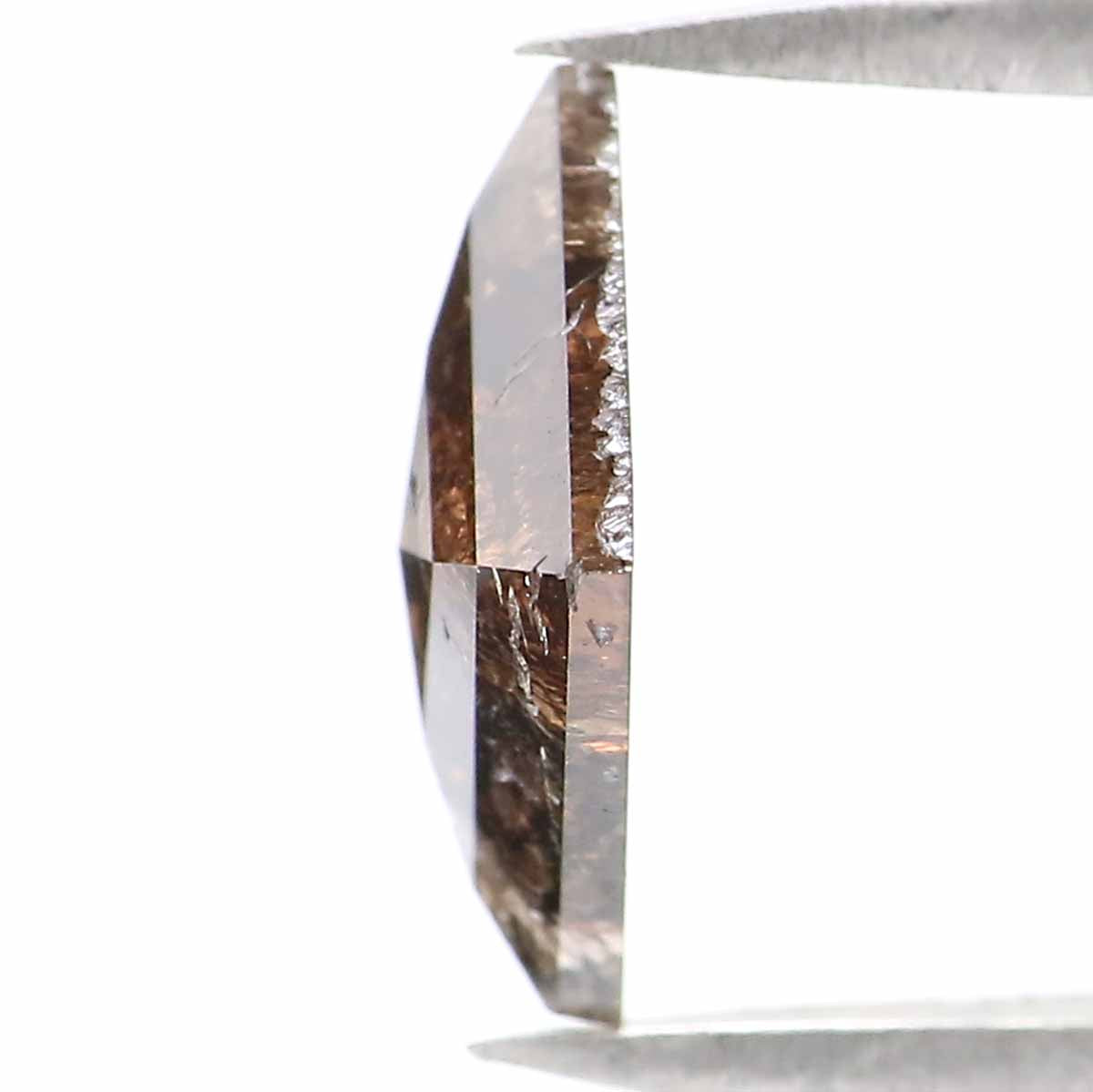 0.90 CT Natural Loose Kite Shape Diamond Brown Color Kite Cut Diamond 6.30 MM Natural Loose Brown Color Diamond Kite Rose Cut Diamond KQ1816