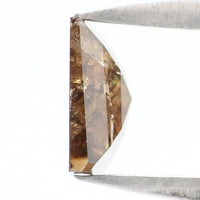 Natural Loose Square Diamond Brown Color 0.85 CT 6.30 MM Square Shape Rose Cut Diamond L7436