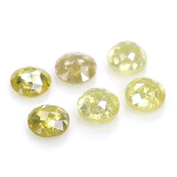 0.98 Ct Natural LoosNatural Loose Rose Cut Yellow Color Diamond 0.98 CT 3.10 MM Round Rose Cut Shape Diamond L4485e Diamond, Round Rose Cut Diamond, Yellow Diamond, Rose Cut Diamond, Rustic Diamond, Real Diamond L4485