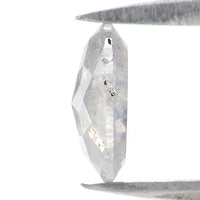 Natural Loose Oval Diamond Grey Color 0.67 CT 6.64 MM Oval Rose Cut Shape Diamond KDL2589