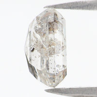 Natural Loose Emerald Diamond White - G Color 1.57 CT 7.28 MM Emerald Shape Rose Cut Diamond KDL2584