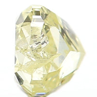 0.13 Ct Natural Loose Diamond, Cushion Diamond, Yellow Diamond, Polished Diamond, Real Diamond, Rustic Diamond, Antique Diamond L5494