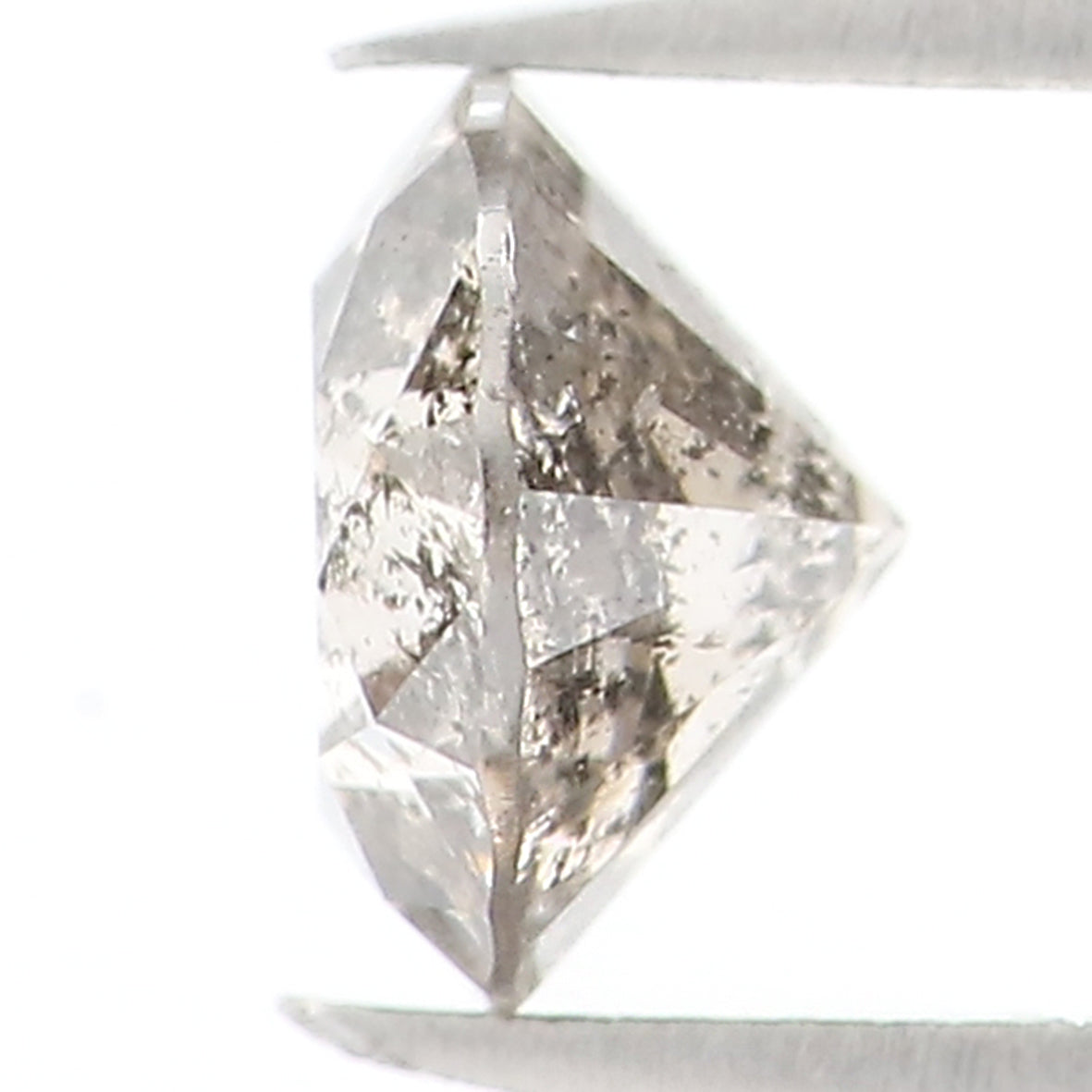 0.33 CT Natural Loose Round Shape Diamond Salt And Pepper Round Diamond 4.40 MM Natural Black Grey Color Round Brilliant Cut Diamond LQ1109