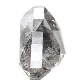 1.62 Ct Natural Loose Diamond, Triangle Diamond, Grey Diamond, Black Diamond, Salt Pepper Diamond, Geometric Diamond, Rose Cut Diamond KDL128