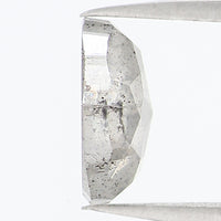 Natural Loose Oval Salt And Pepper Color Diamond 1.03 CT 7.00 MM Oval Shape Rose Cut Diamond KDL1098