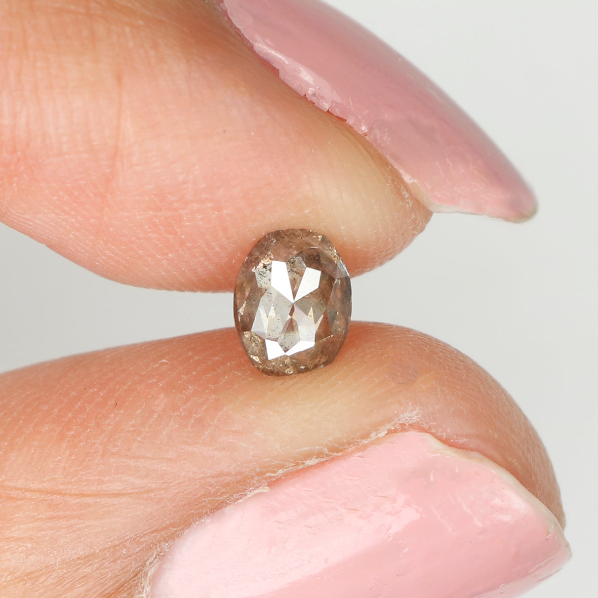 0.36 Ct Natural Loose Diamond, Oval Diamond, Black Diamond, Grey Diamond, Salt and Pepper Diamond, Antique Diamond, Real Diamond L414