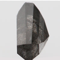 0.77 CT Shield Cut Diamond, Salt And Pepper Diamond, Natural Loose Diamond, Black Diamond, Grey Diamond, Antique Rose Cut Diamond KDL441