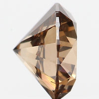 0.33 Ct Natural Loose Diamond, Orange Diamond, Round Diamond, Round Brilliant Cut Diamond, Sparkling Diamond, Rustic Diamond L485