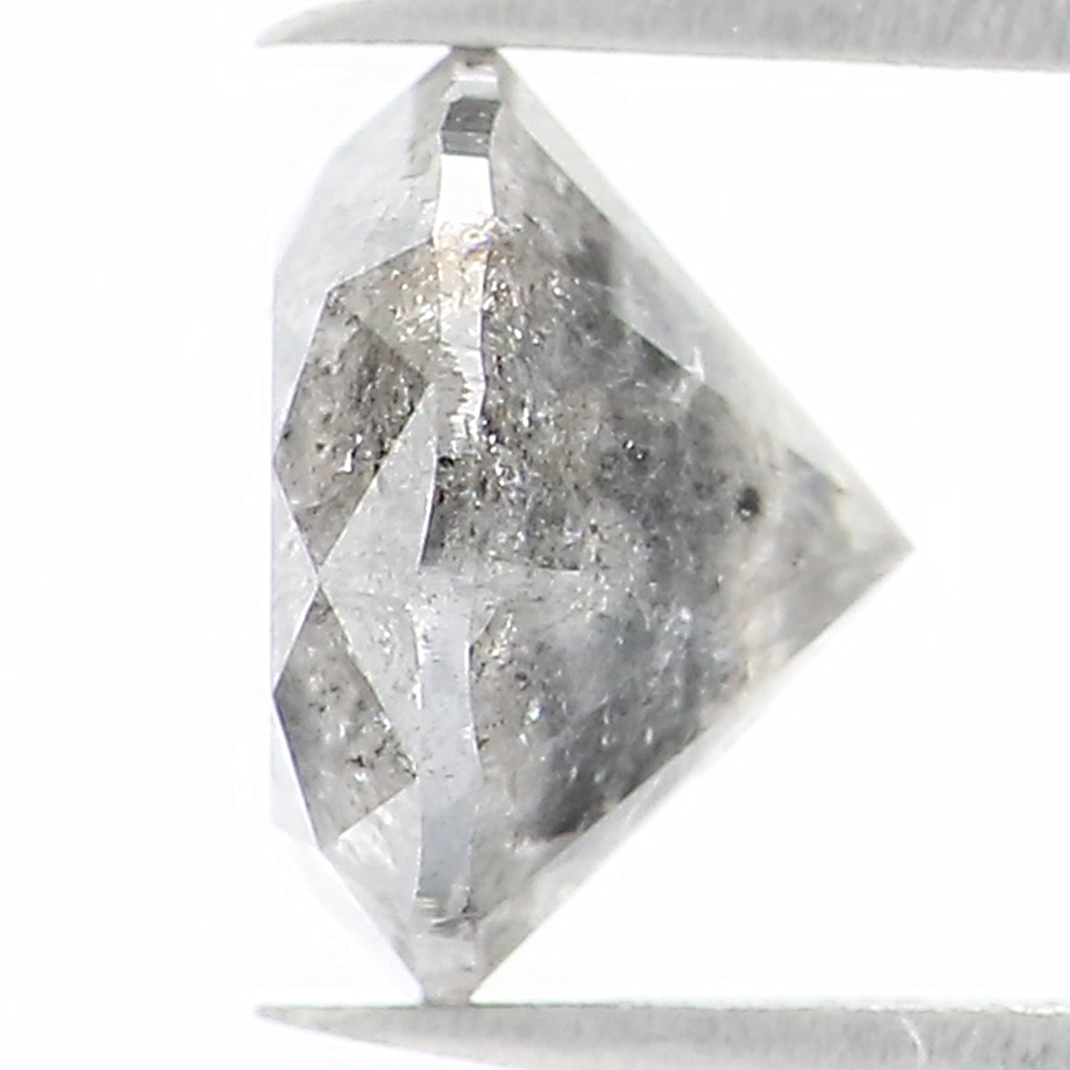 1.17 CT Natural Loose Round Shape Diamond Salt And Pepper Round Cut Diamond 6.40 MM Natural Loose Diamond Round Brilliant Cut Diamond LQ1209