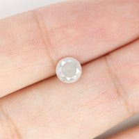 0.78 Ct Natural Loose Diamond Round Milky Grey Color I3 Clarity 5.30 MM L9382