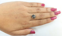 4.20 Ct Natural Loose Diamond Round Rose Cut Brown Color I3 Clarity 9.90 MM KDL8509