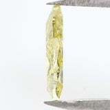 Natural Loose Pear Diamond Yellow Color 0.47 CT 6.65 MM Pear Shape Rose Cut Diamond L1616
