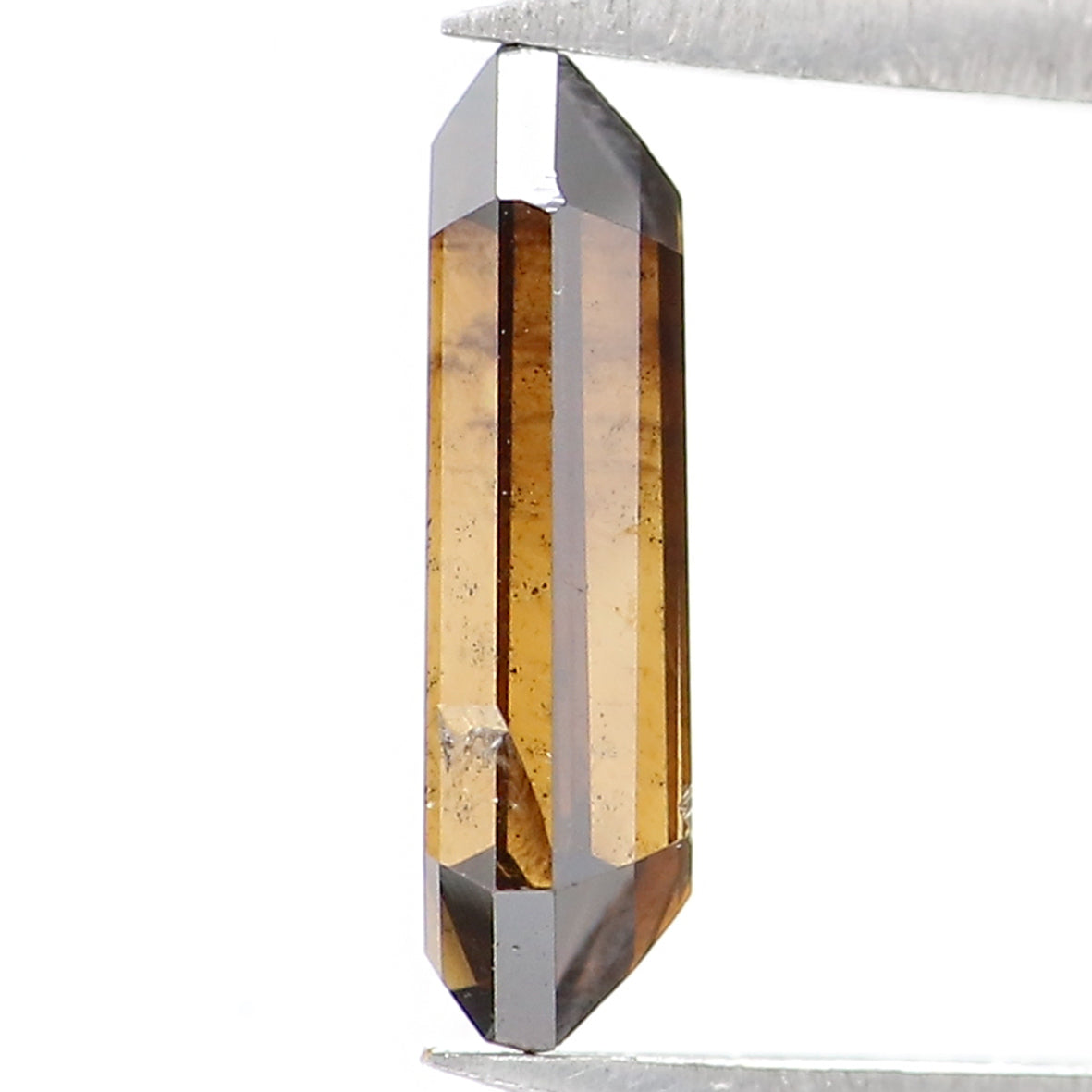 0.82 CT Natural Loose Shield Shape Diamond Brown Color Shield Cut Diamond 9.00 MM Natural Brown Color Diamond Shield Rose Cut Diamond QL1658