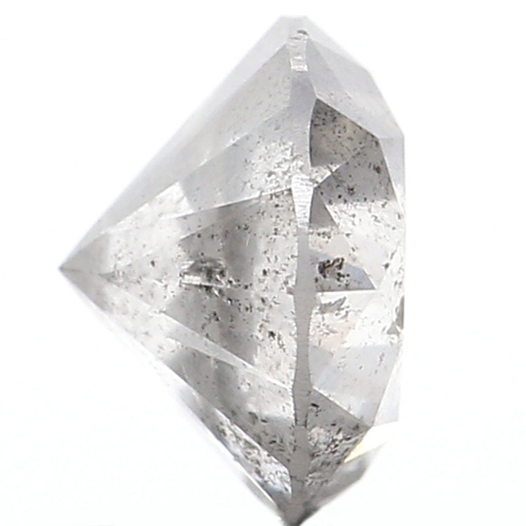 0.96 CT Natural Loose Round Shape Diamond Grey Color Round Cut Diamond 6.05 MM Natural Loose Diamond Round Brilliant Cut Diamond LQ262