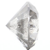 0.96 Ct Natural Loose Diamond, Grey Diamond, Round Diamond, Round Brilliant Cut Diamond, Sparkling Diamond, Rustic Diamond L262