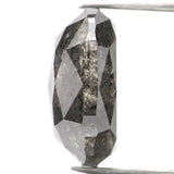 1.30 Ct Natural Loose Diamond, Cushion Diamond, Salt And Pepper, Black Diamond, Grey Diamond, Cushion Cut Diamond, Geometric Diamond, KDL531